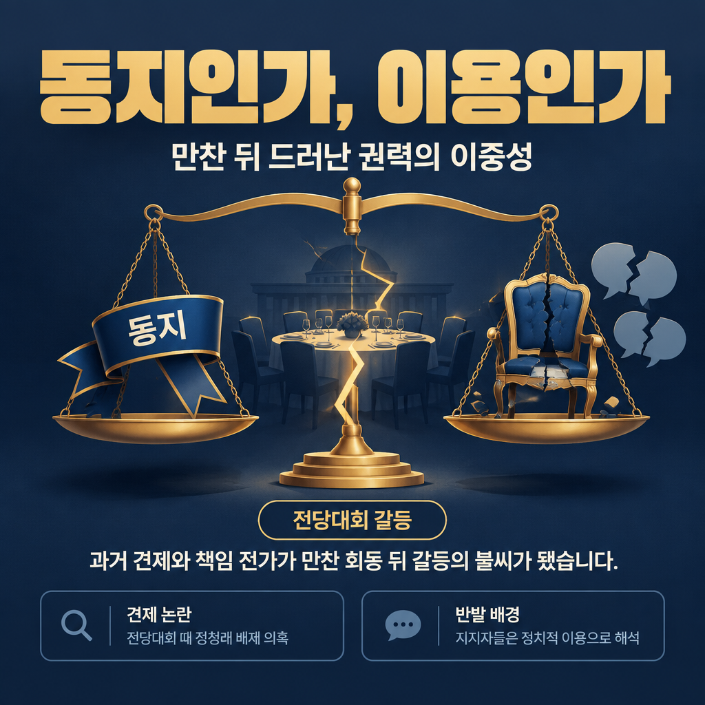 동지인가, 이용인가