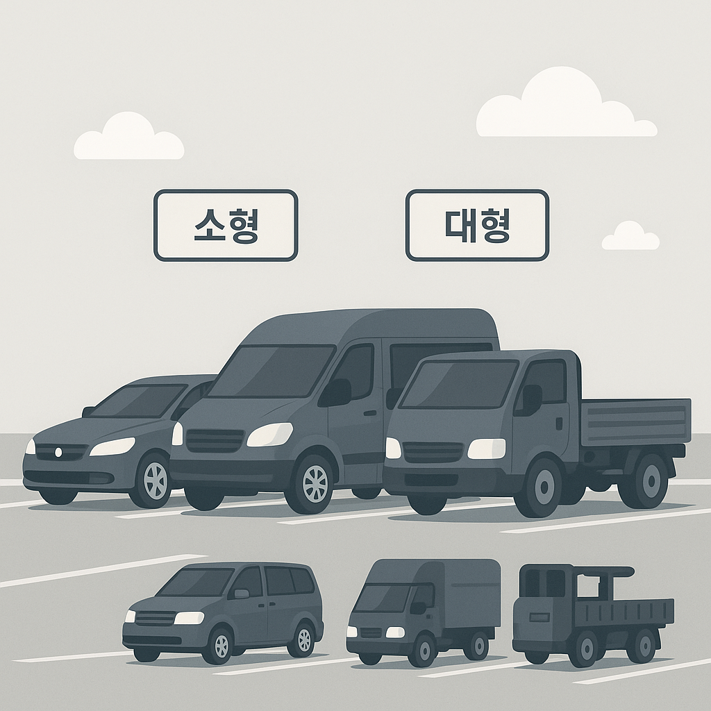 김포공항 주차요금 차량종류