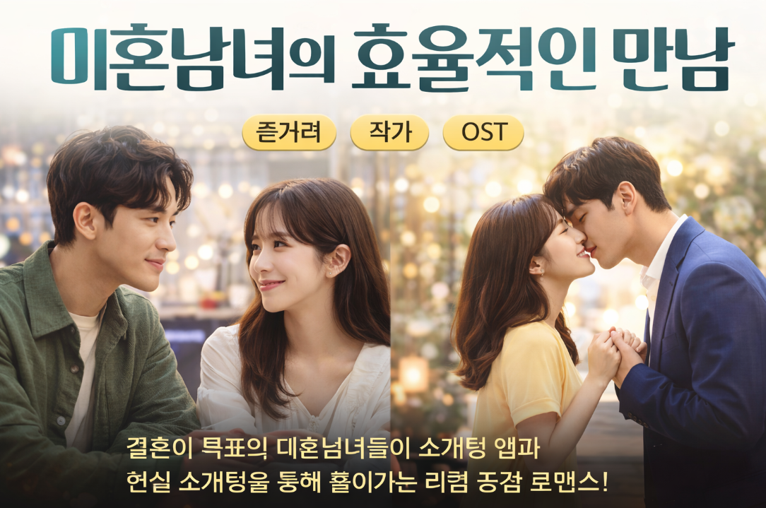 미혼남녀의 효율적인 만남 줄거리부터 OST까지 완벽 정리