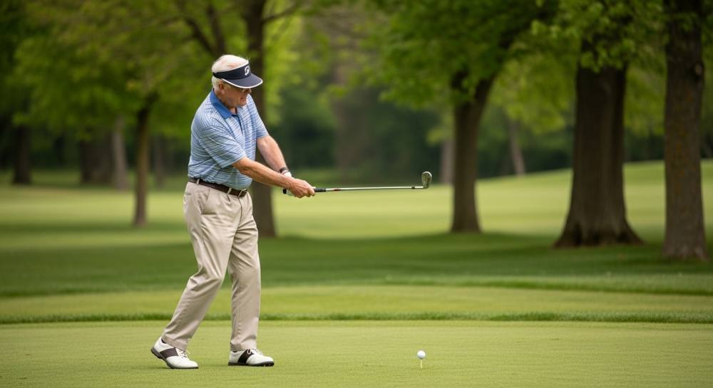 파크골프 를 즐기는 사람 사진