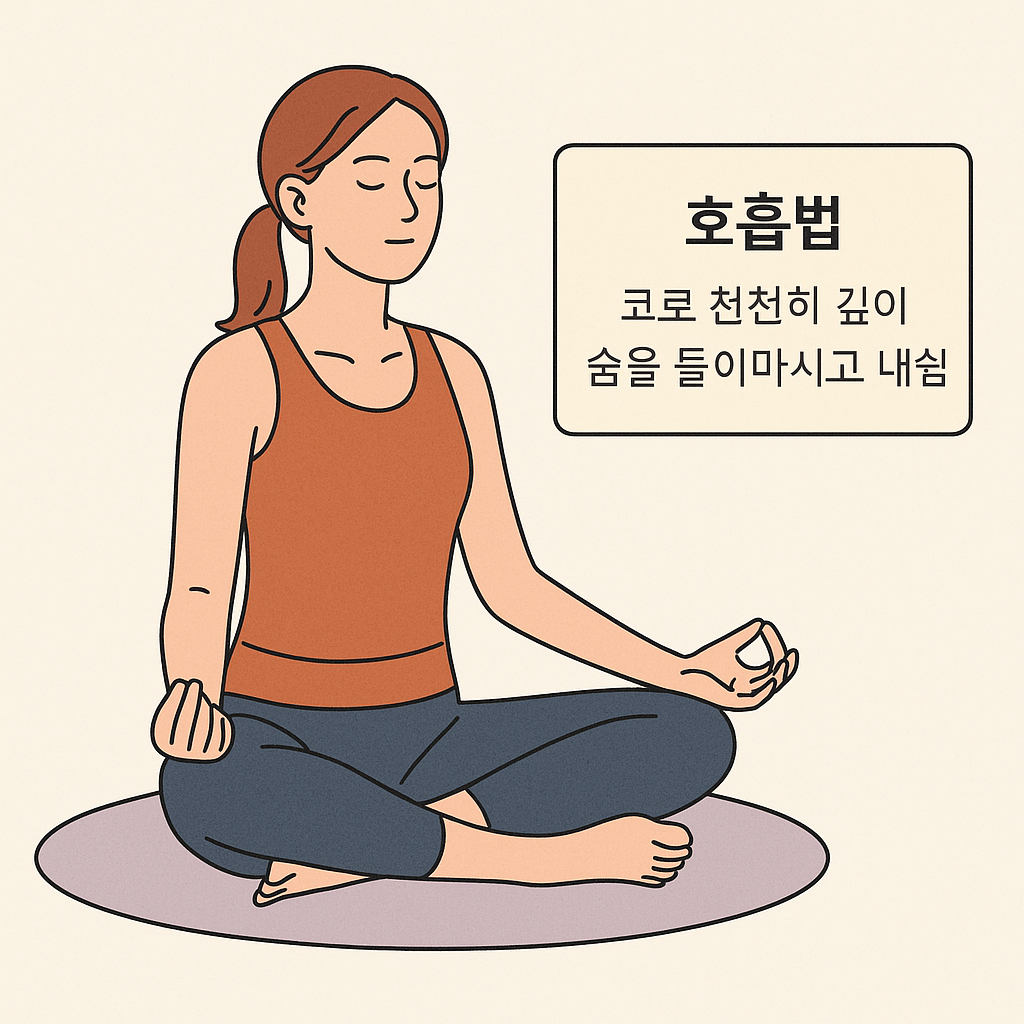 스트레스 해소 심호흡