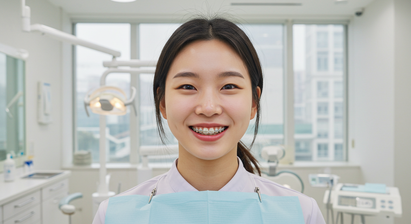 교정치료, 설측교정, 입툭튀