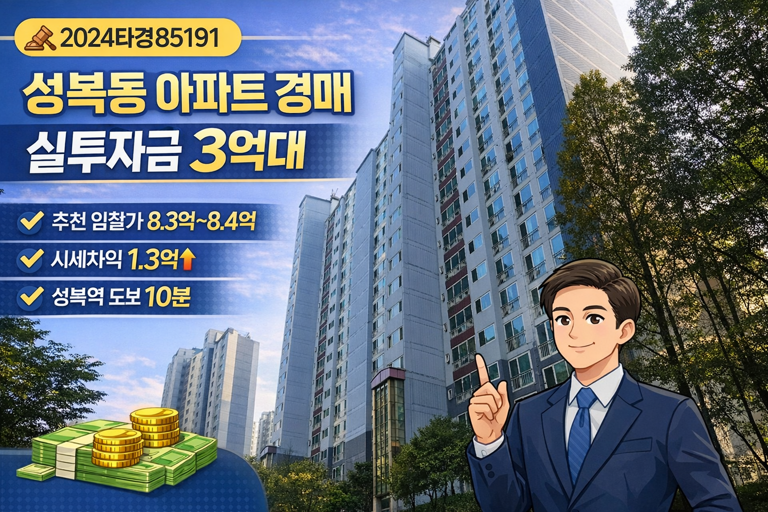 용인 성복동 대형 평형 아파트 경매 분석｜2024타경85191