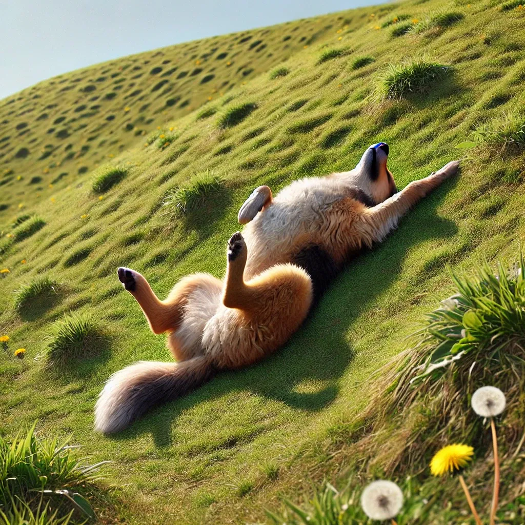 강아지가 몸을 땅에 비비는 이유와 의미 알아보기