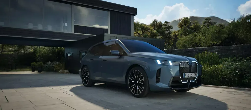 BMW IX 차량 내부, 외부 이미지