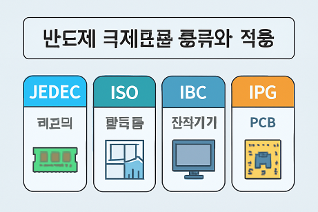 반도체 국제표준 종류와 적용 관련 사진