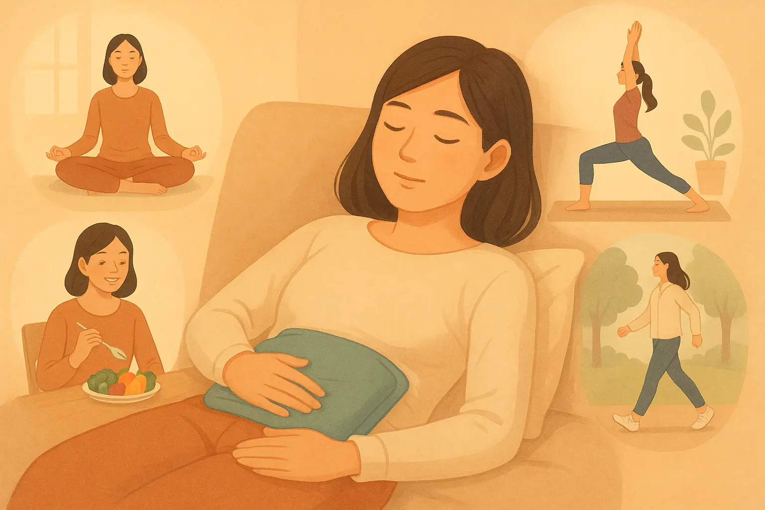 오른쪽 난소 통증 해소를 위한 생활 습관