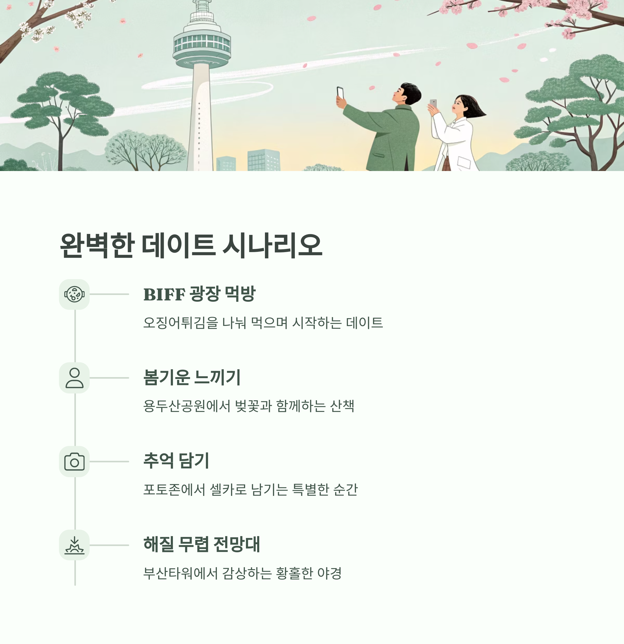 용두산공원과 부산타워