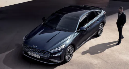 기아 K8 위에서 본 모습 디자인