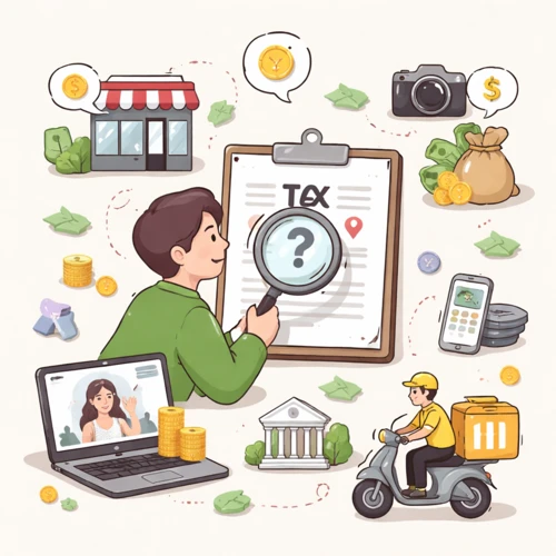 소득 유형별 세금 확인 이미지