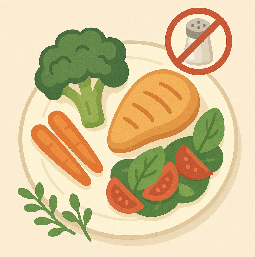 짜게 먹는 습관 바꾸기 (국, 찌개, 간식 개선)