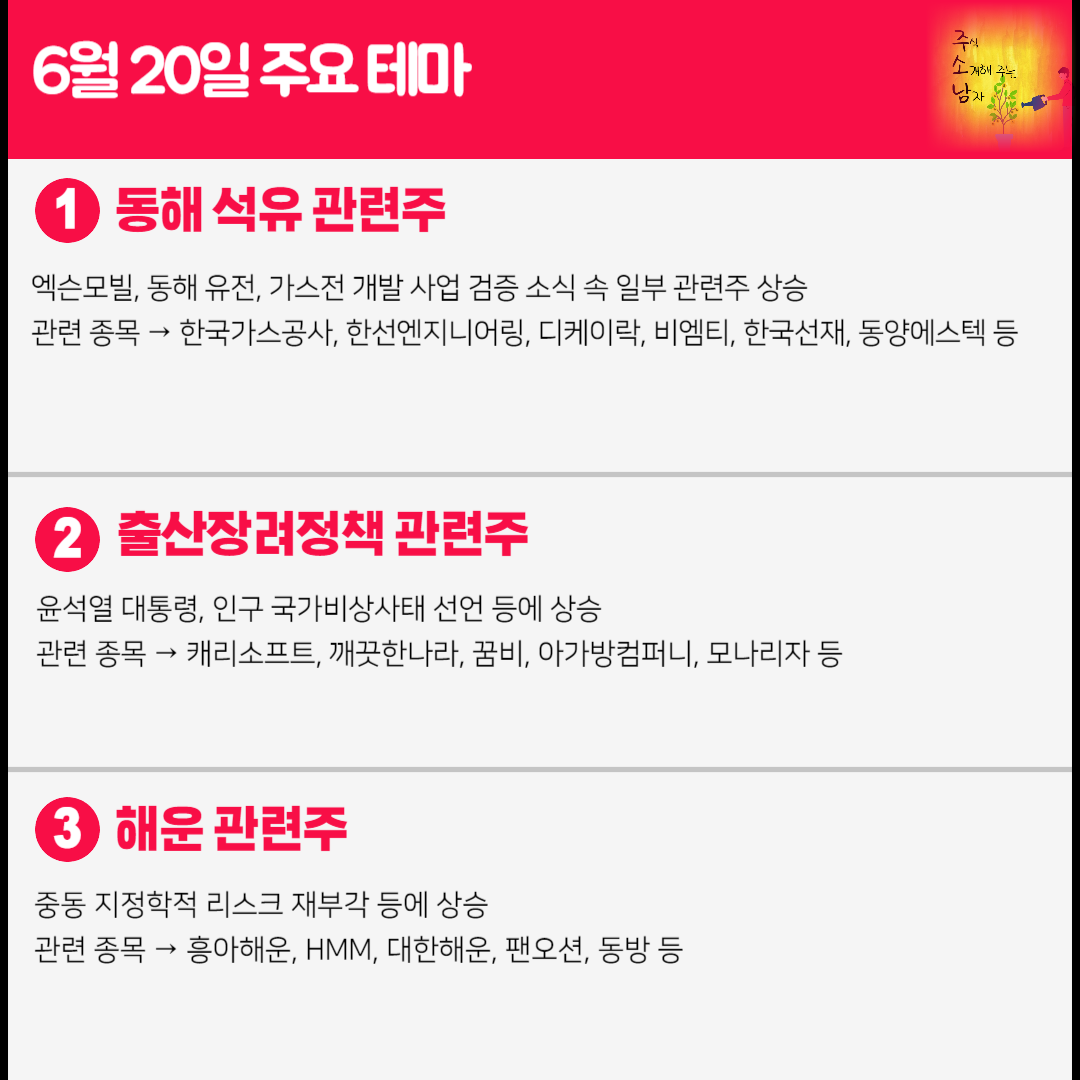 동해 석유 관련주