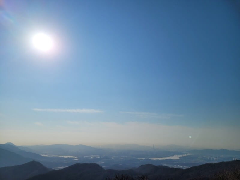 백봉산 전망대 전경