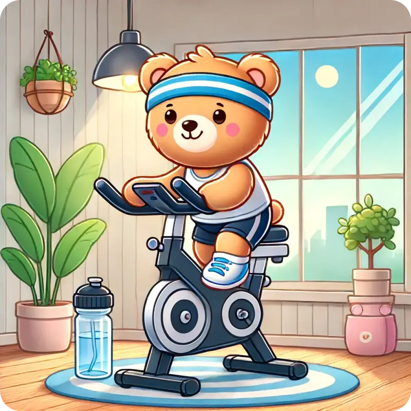 자전거 타는 모습