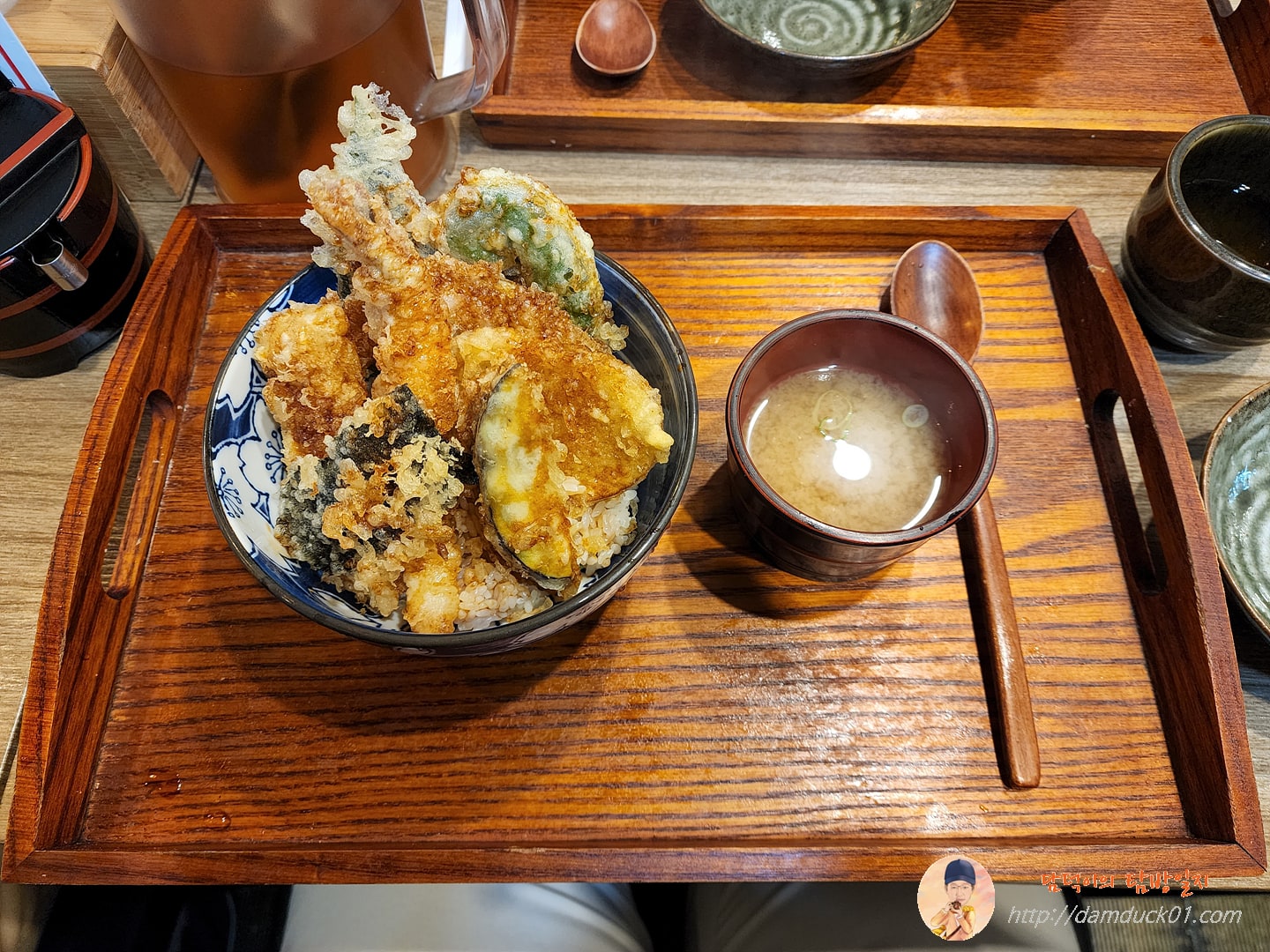 신야텐동과 미소된장