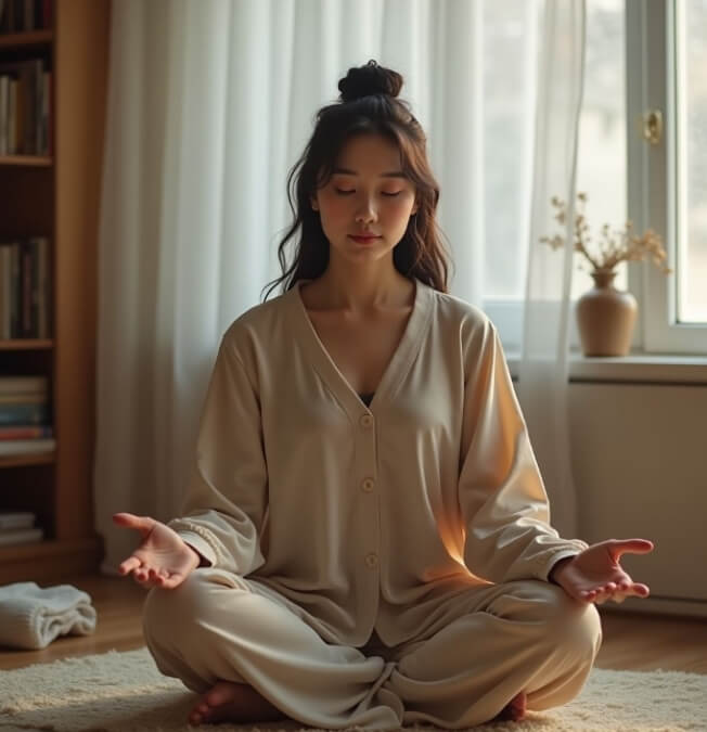 명상중인 이미지