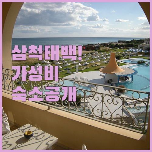 삼척 태백 가성비 숙소 추천 리스트 ..