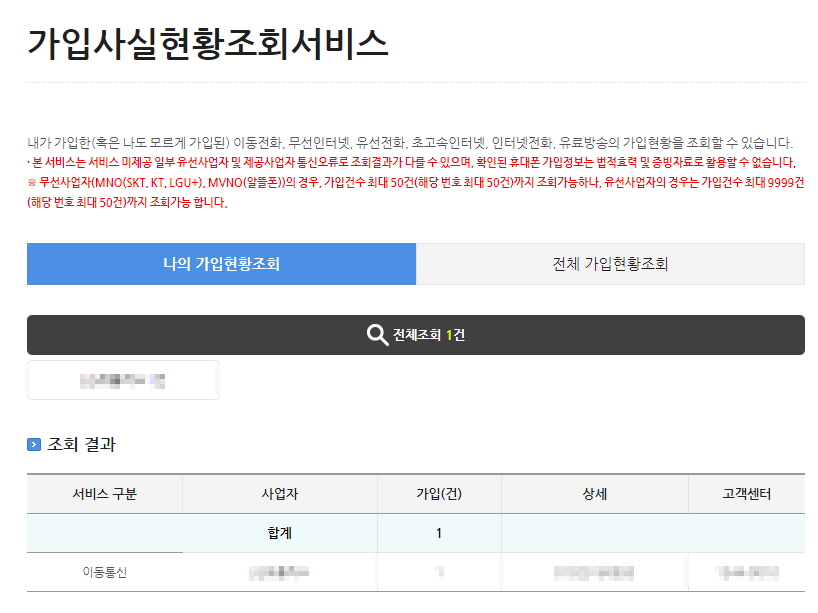 핸드폰개통 명의도용방지 엠세이퍼