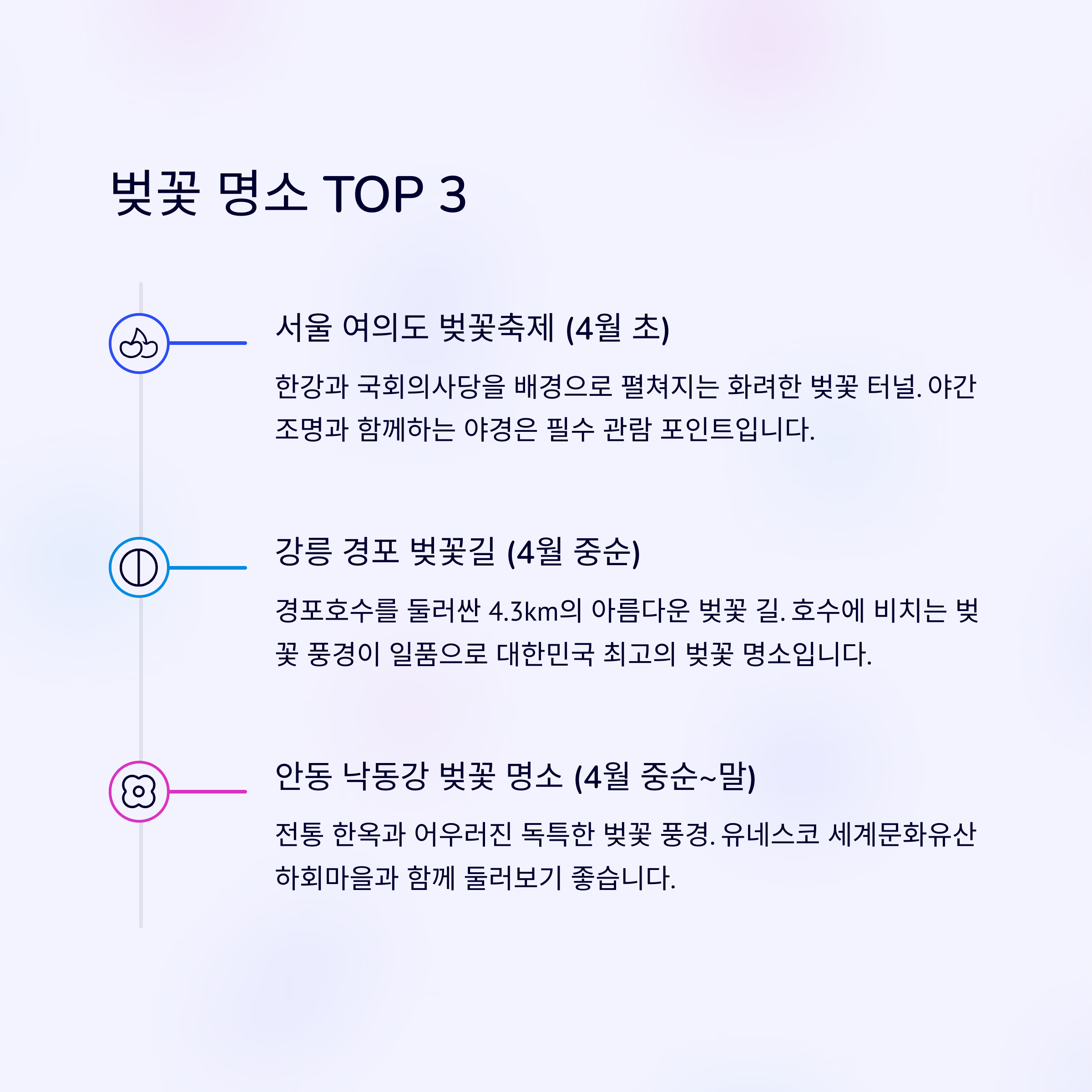 2025년 4월&amp;#44; 전국 축제 일정 