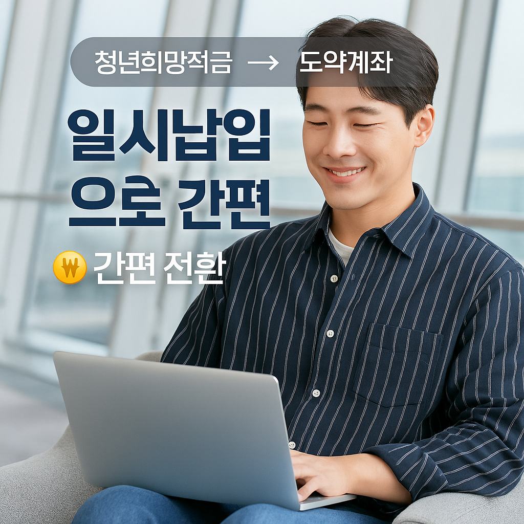 2025 청년도약계좌 부분인출 신용가점 일시납입 안내