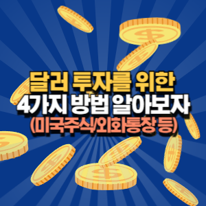 달러 투자 방법