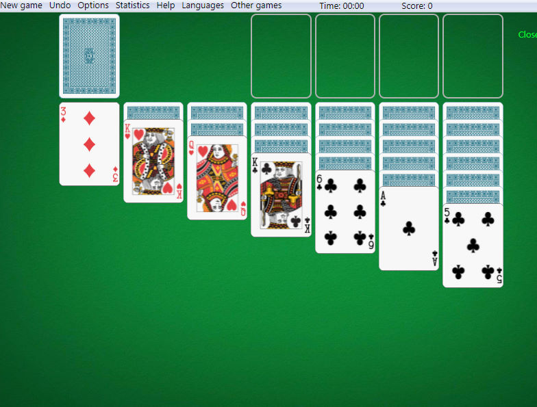 솔리테어 게임1