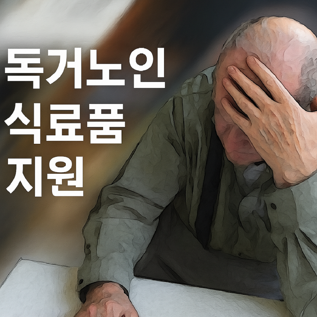 독고노인 식료품 지원