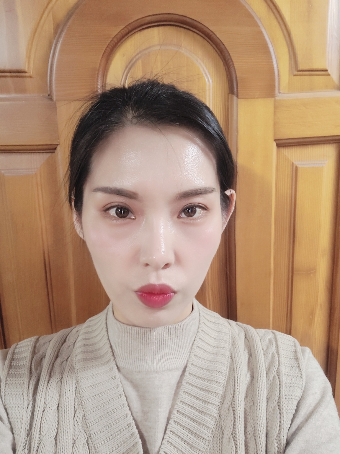 롬앤 듀이풀워터틴트 7호 체리웨이 입술 발색