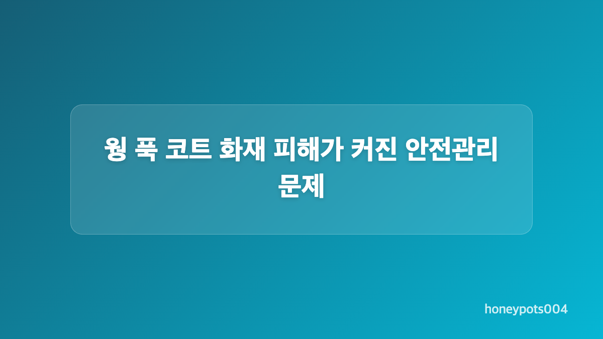홍콩 화재 원인 담뱃불 가능성이 나온 이유