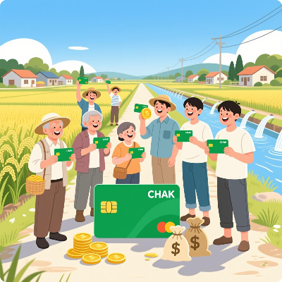 남해군 농어촌 기본소득 착카드 이미지