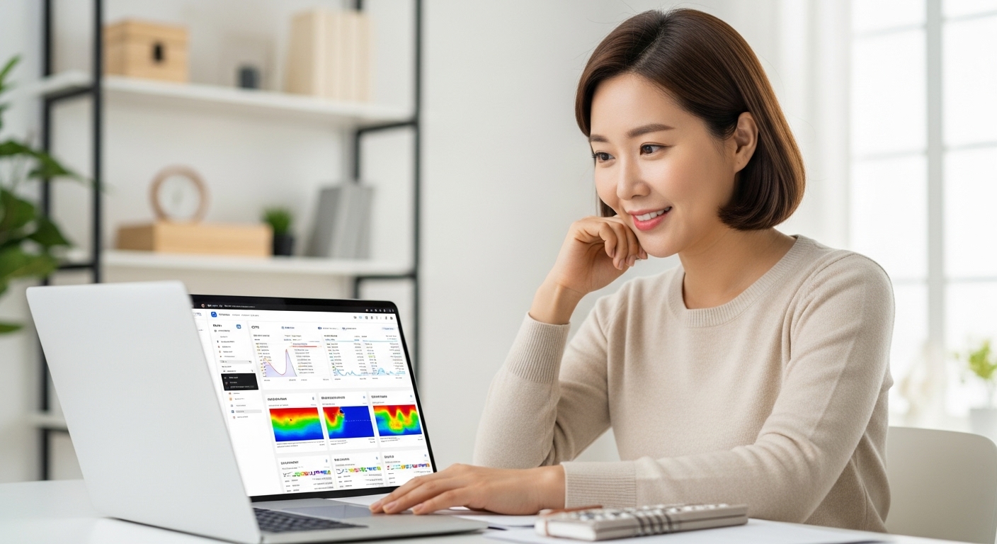 광고 위치를 나타낸 블로그 구조