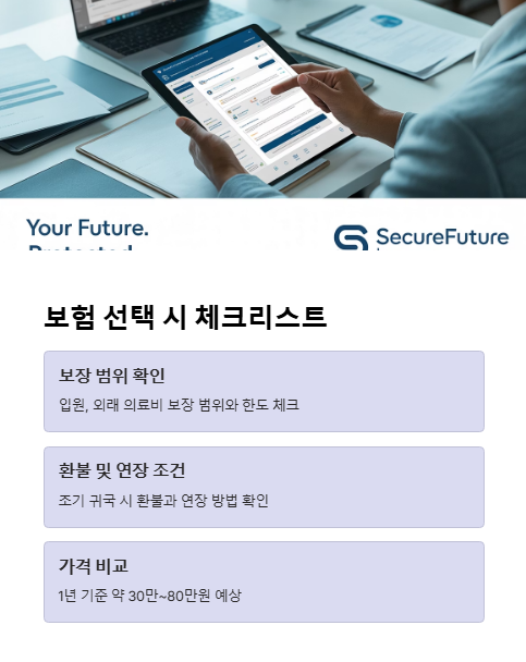 보험 선택 시 체크리스트