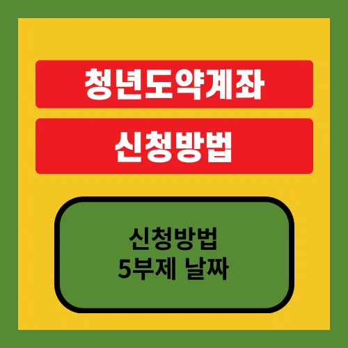 청년도약계좌-신청방법