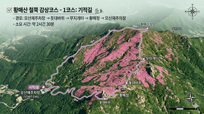 황매산 등산코스