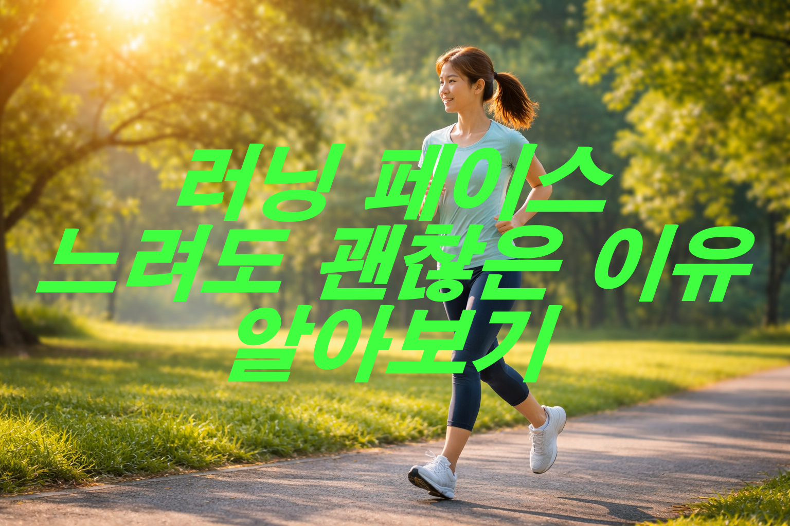 러닝 페이스 느려도 괜찮은 이유 알아보기