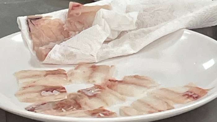 한식조리기능사 실기시험 준비 - 생선전 - 8장 포뜨기