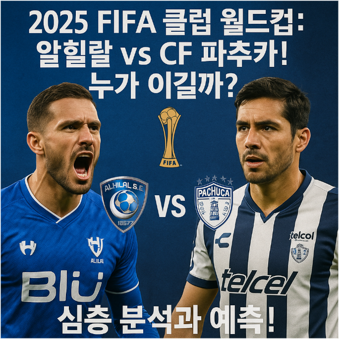 🏆 2025 FIFA 클럽 월드컵 H조 빅매치! 알힐랄 vs 파추카 전력 심층 분석 (승부 예측 포함) ⚽