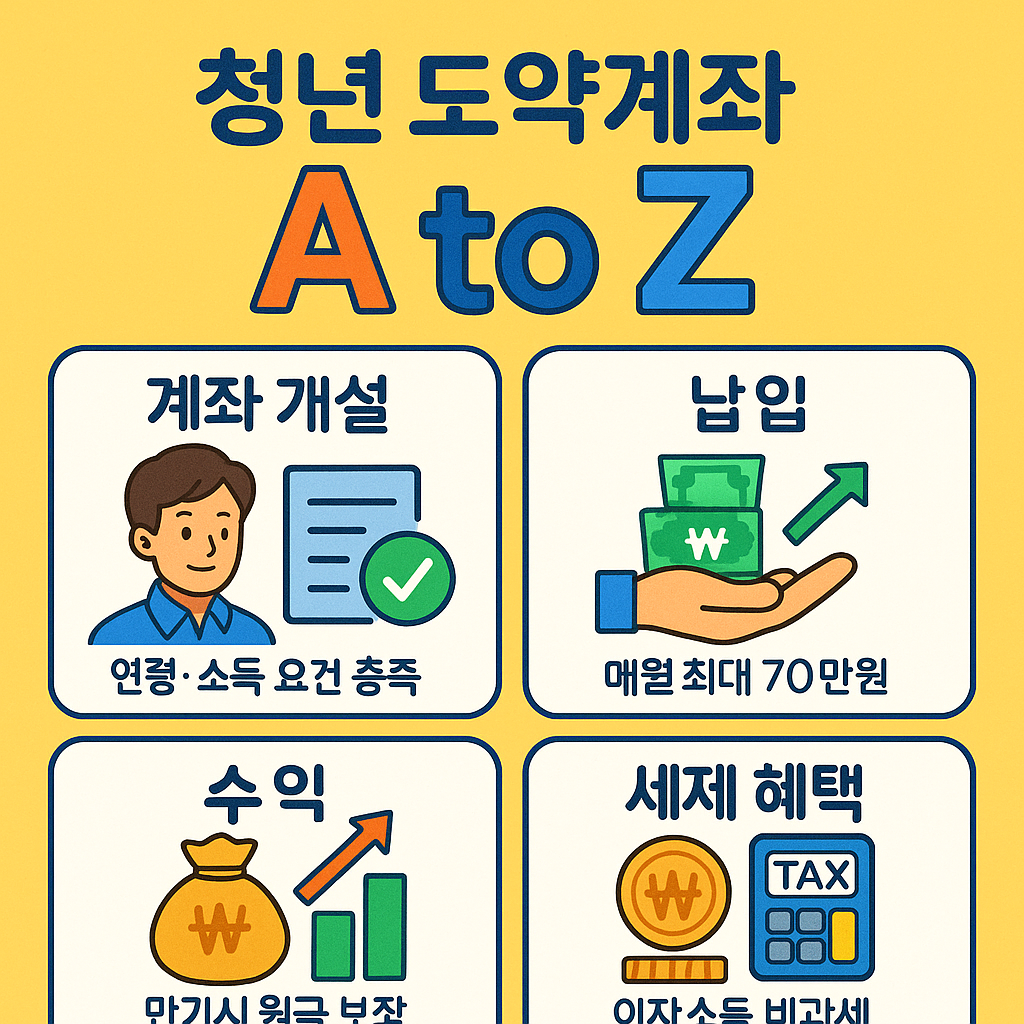 청년 도약계좌 세금 혜택까지 A to Z