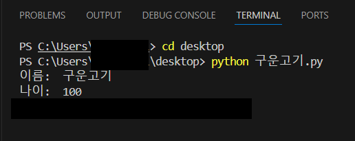 파이선 input 파이썬 기초