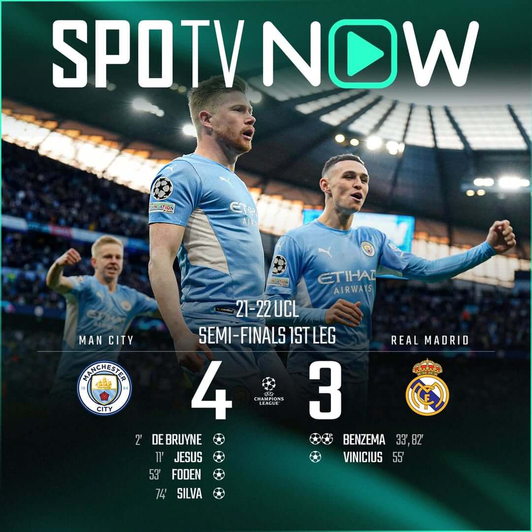 챔피언스리그 16강 1차전 맨시티 레알마드리드