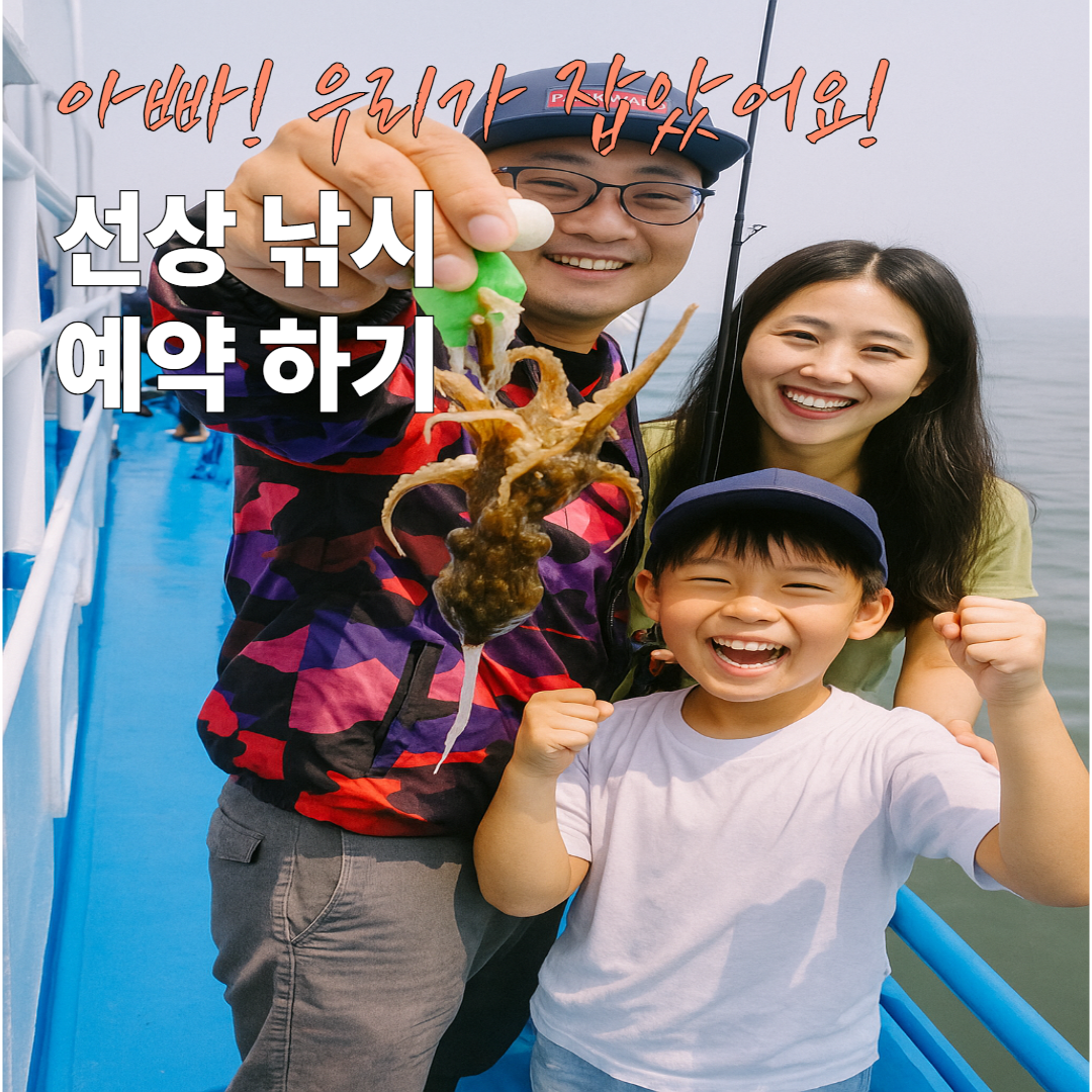 인천 선상 낚시 예약하러 가기
