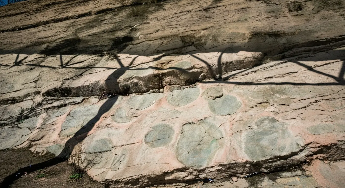 의성 제오리의 공룡발자국화석