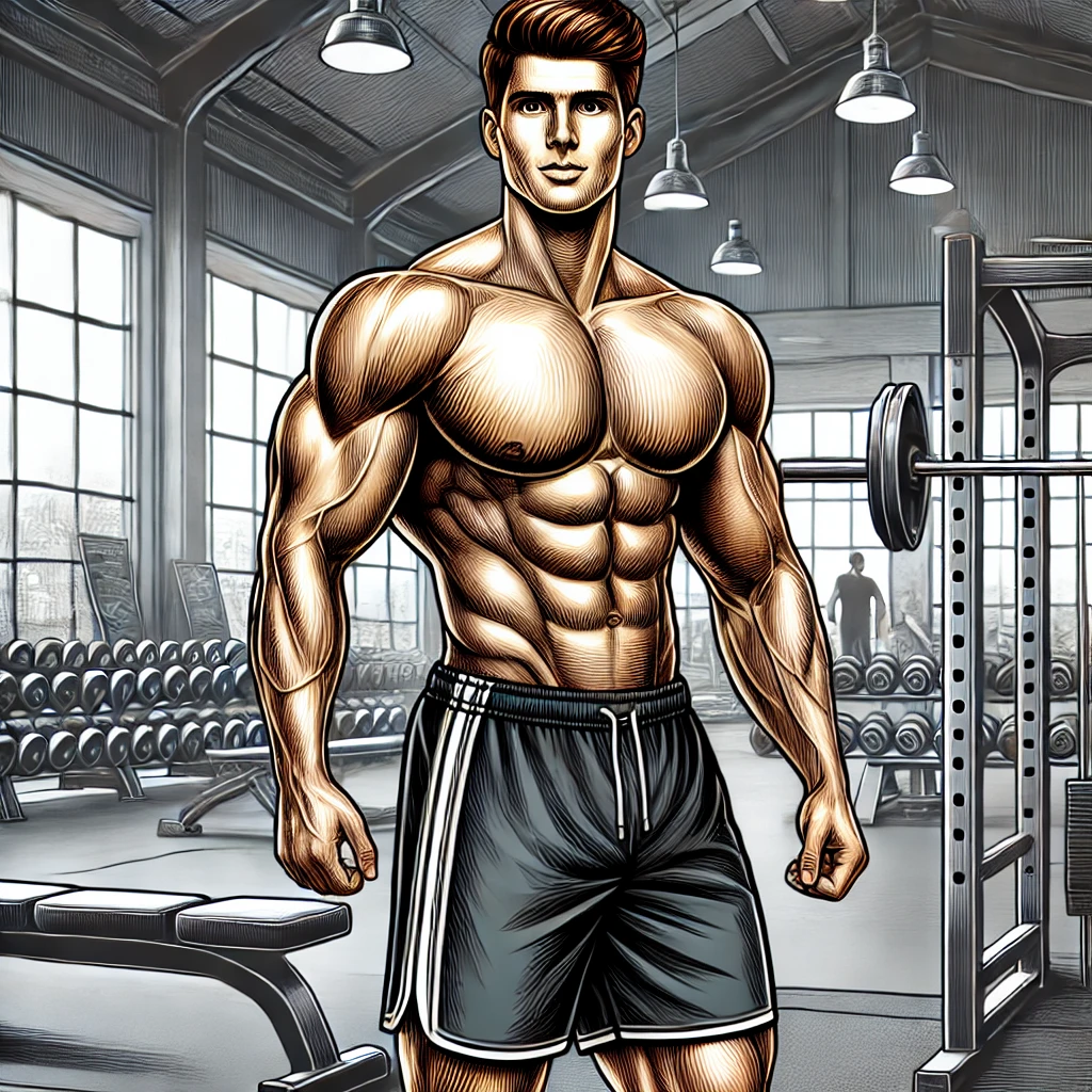 몸이 좋은 남자 그림