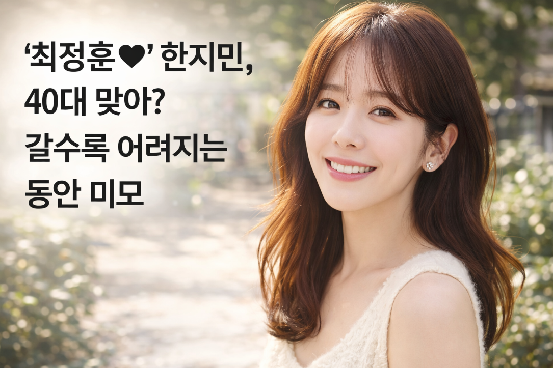 한지민 40대 동안 미모, 최정훈과 더 빛나는 비결은?