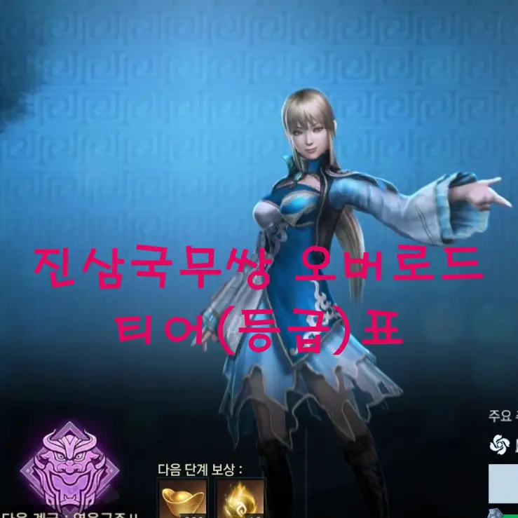 진삼국무쌍 오버로드 신규캐릭 왕원희