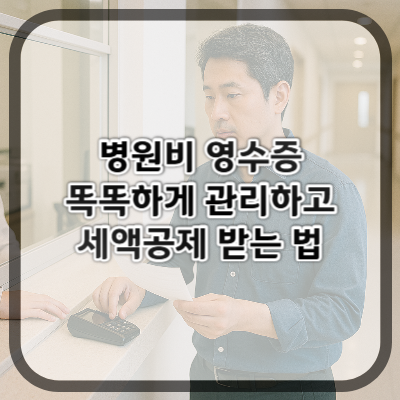 병원비 영수증 똑똑하게 관리하고 세액공제 받는 법