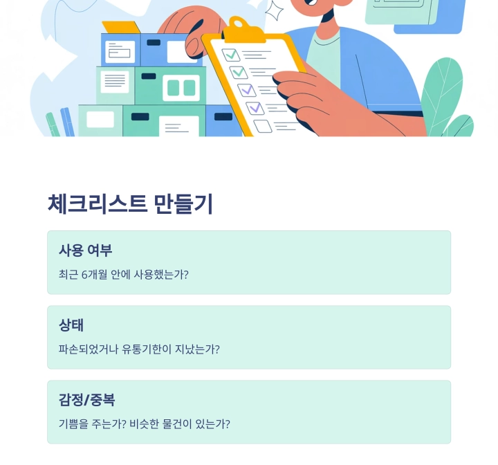 정리의 마법 : 6개월 규칙으로 집안이 달라지는 비결