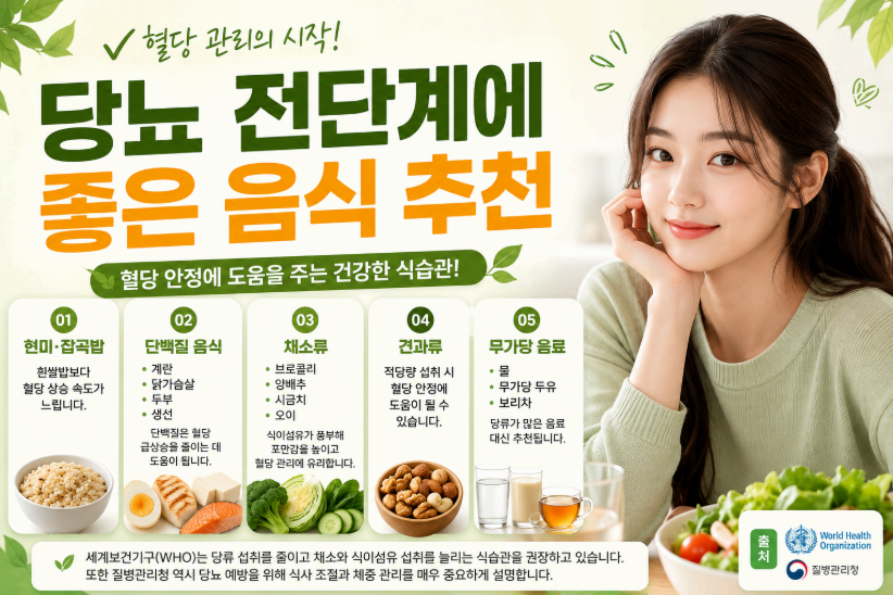 당뇨 전단계 에 좋은 음식 추천 이미지사진