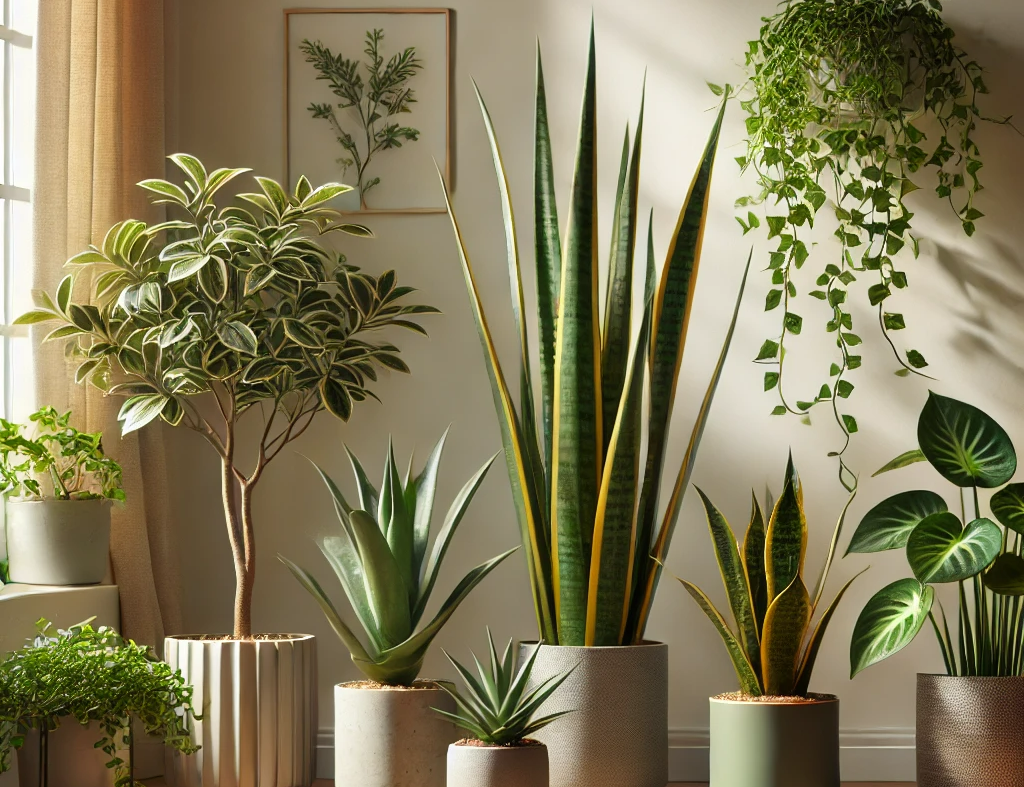 공기젛화 식물들