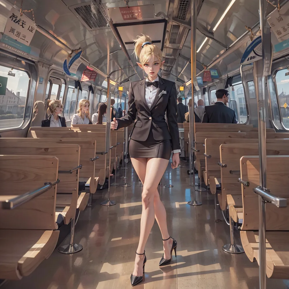 엘프 요정 지하철